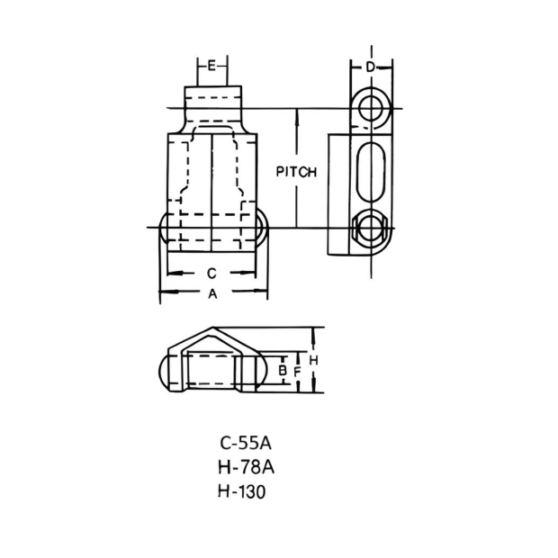 H130  Rooftop Conveyor Chain - 10ft