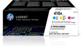 HP 410A (CF251AM) Cyan, Magenta, Yellow Original LaserJet Toner Cartridge, 3/Pack
