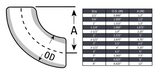 Elbow 90° Long Radius Butt Weld Seamless Sch 40S - SS 304/304L