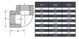 Elbow 90° NPT #3000 - SS 316/316L