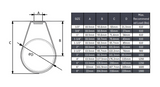 Swivel Band Hanger - Stainless Steel 304