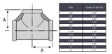 Tee NPT #150 - Malleable Iron