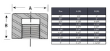 Cap NPT #3000 - SS 304/304L