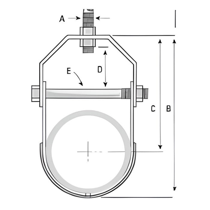 Clevis Hanger - Stainless Steel 316