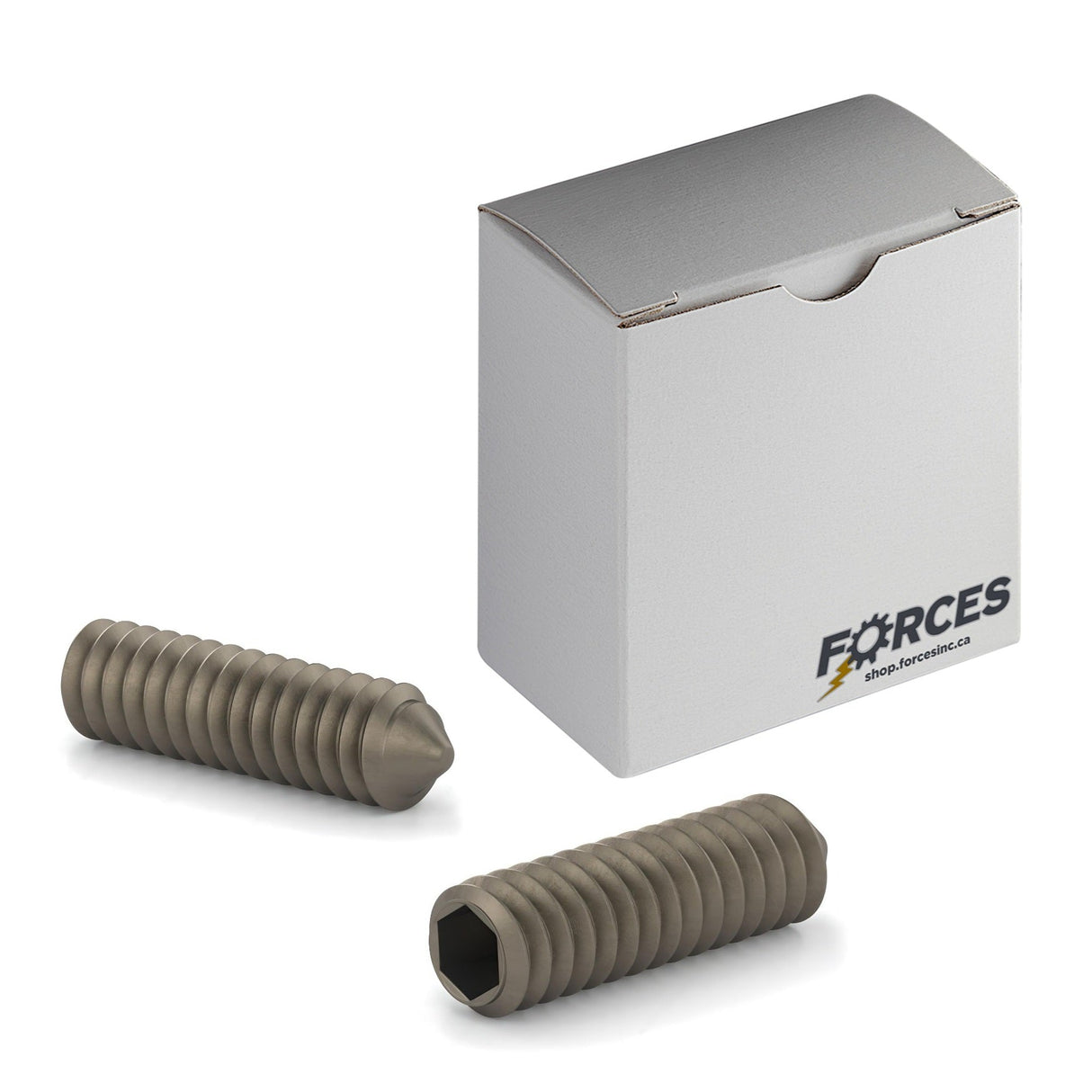 DIN 914 Cone Point Set Screw M6-1.0 x 40mm Plain Steel