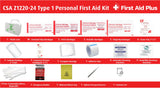 CSA Type 1 First Aid Kit, Personal First Aid Kit