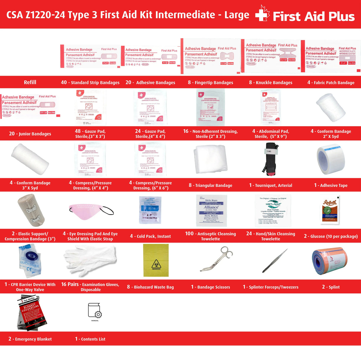 CSA Type 3 Intermediate First Aid Kit - Large (51-100 Workers)