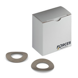 M6 Curved Spring Washer DIN 137A - Plain Steel