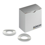 M4 Curved Spring Washer DIN 137A - Zinc Plated