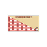 Carte plastifiée, « Boucherie »