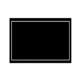Carte plastifiée, noire bordure blanche