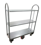 Chariot utilitaire Omcan 16" x 48" – 3 niveaux, 680 kg de capacité