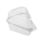 Contenant pointe de tarte PET clair 6.5 x 5 x 4.38 profond