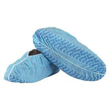Couvre-chaussures en polythylène bleu