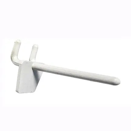 Crochet en plastique pour panneau perforé, 2''