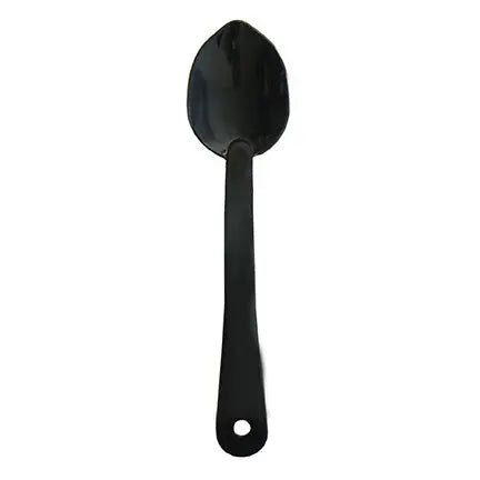 Cuillère de service en plastique, résistante à la chaleur, noir, 11"