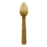 Cuillères à dessert en bois – Lot de 50 unités écologiques