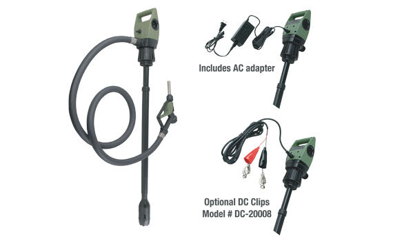 CANBUILT Electric Drum Pump – Telescopic w/AC-100-240 adapter DC-20090