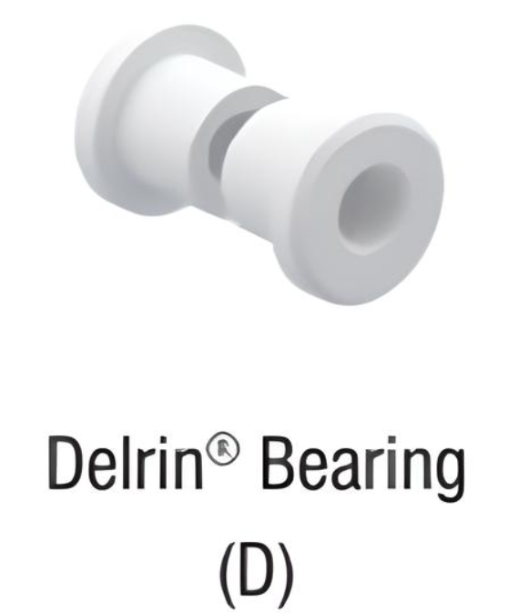 Polyurethane Grey Caster 3-1/2" x 1-1/4" Swivel 250 lbs Delrin® Bearing P12X Series