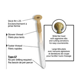 #10 x 6" PWR Drive EVO - Dual-Action Premium Construction Screws