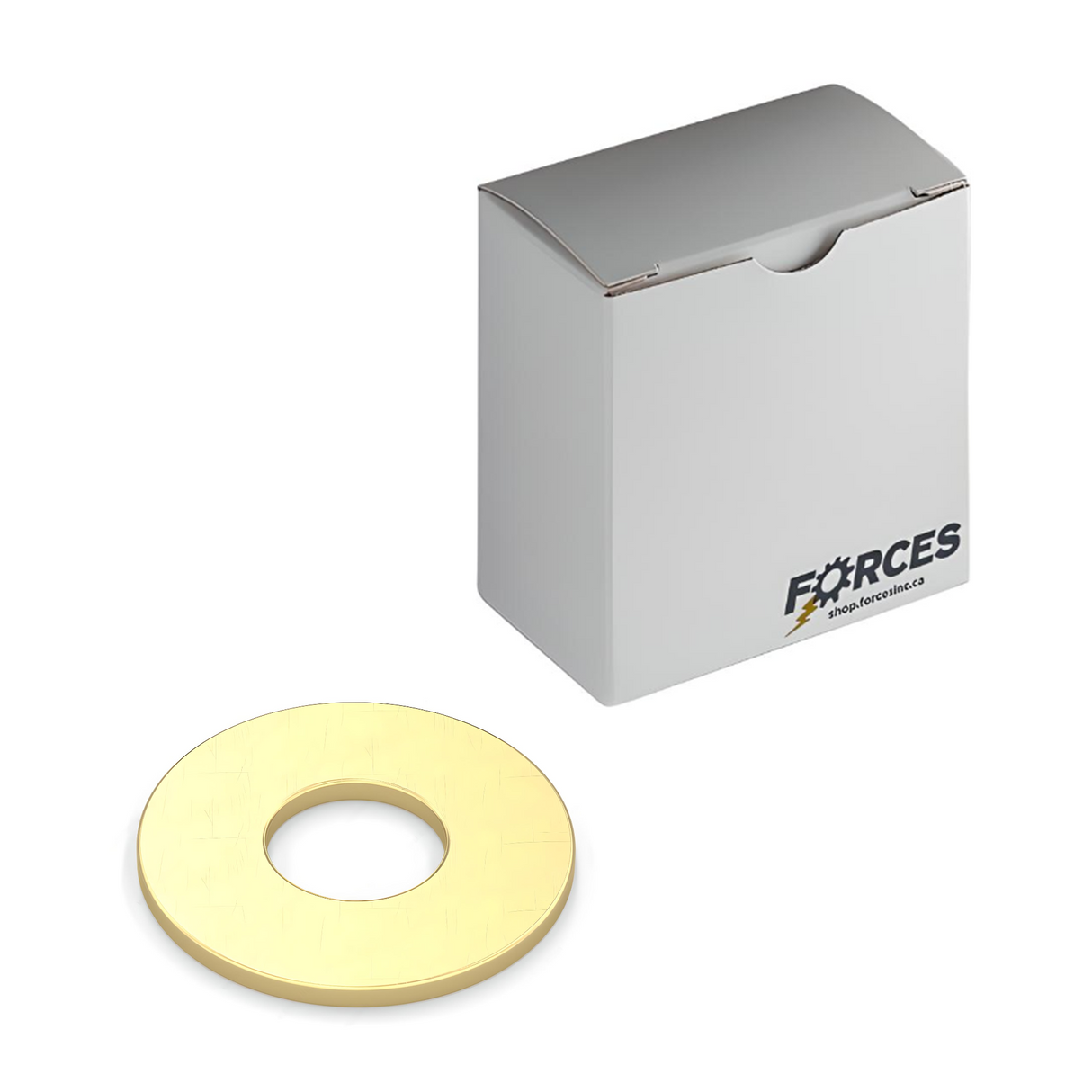 DIN 125A Standard Flat Washer M3 x 7mm O.D. - Brass