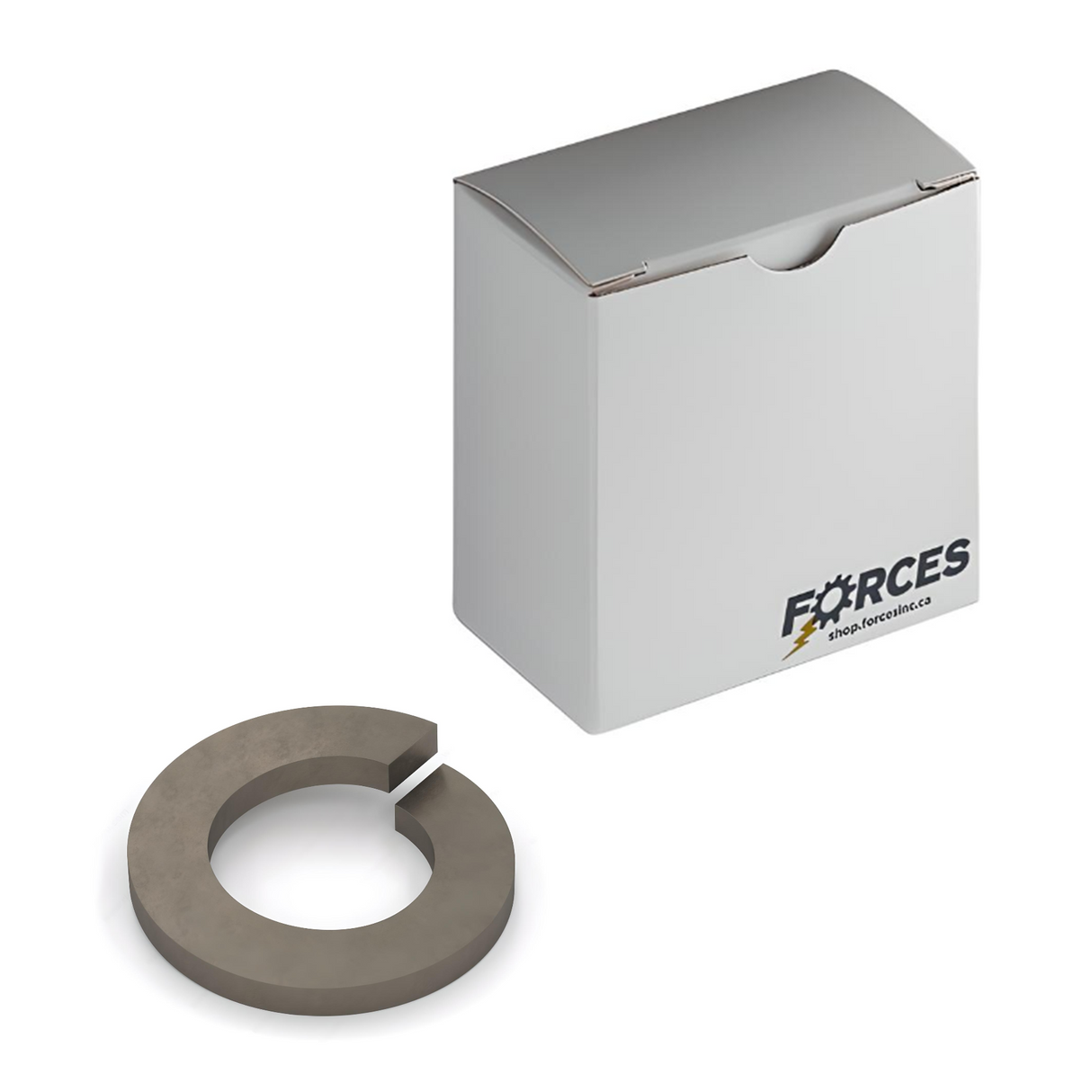DIN 127B Medium Split Lock Washer M5 - Plain Steel