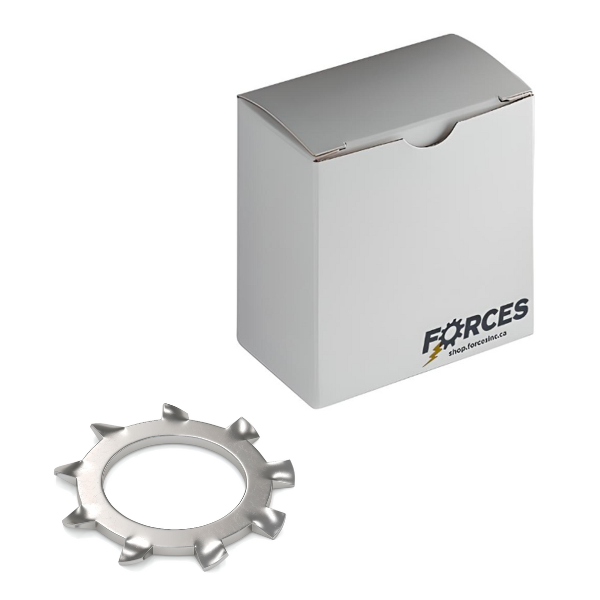 DIN 6797A External Tooth Lock Washer M10 - Stainless Steel A2(18-8)