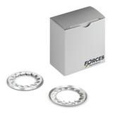 DIN 6798J Internal Tooth Serrated Lock Washer M4 - Zinc Plated