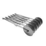 Découpoir ajustable avec 6 roues de 5.7 cm dia