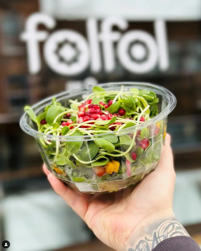 Bol DiamondBowl transparent avec couvercle – 3 formats empilables de 24 à 48 oz