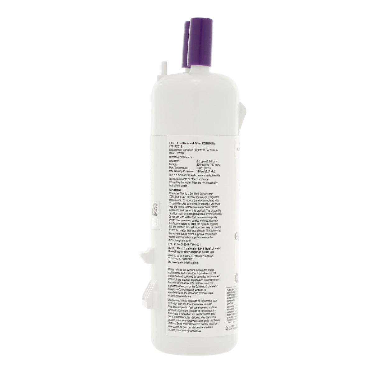 Whirlpool EDR1RXD1B Fridge Water Filter Replacement