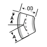 Elbow 45° Butt Weld Sch 40S - SS 304/304L