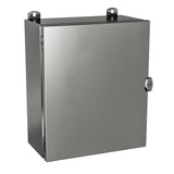 JIC Enclosure 10" x 8" x 4" NEMA 4X-12/IP66 - Stainless Steel 304