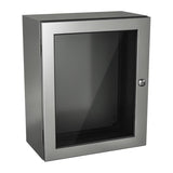 Windowed Enclosure 16" x 16" x 8" NEMA 4X-12/IP66 - Stainless Steel 304