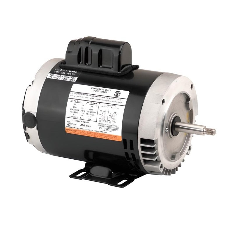 US Motors EU1502B | Pump Motor 1.5HP, 3600RPM, 115/208-230V, Frame 56J, ODP