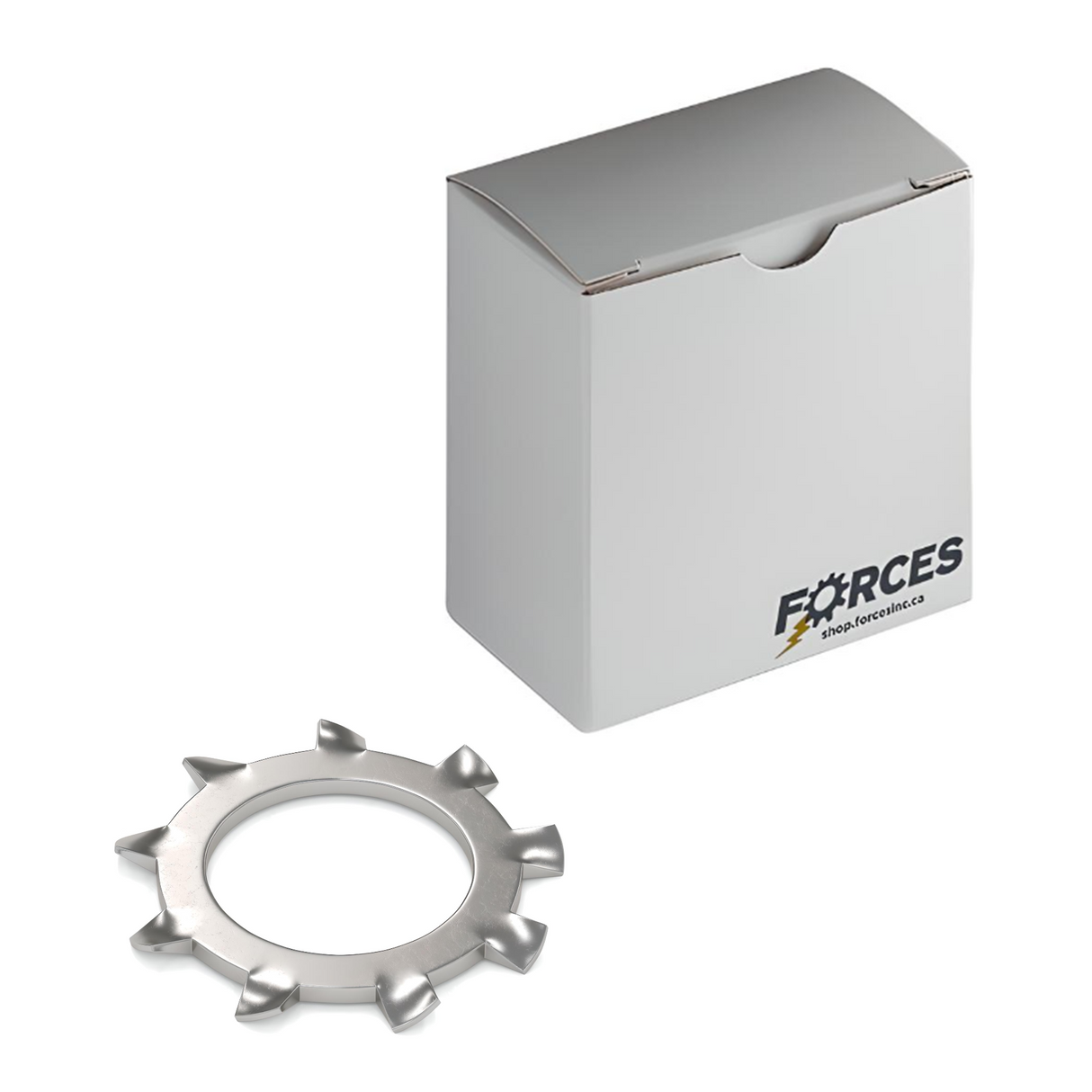 External Tooth Lock Washer 1/2" - 410H Stainless Steel