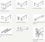 EZ Rect Type 1 Frame Connector