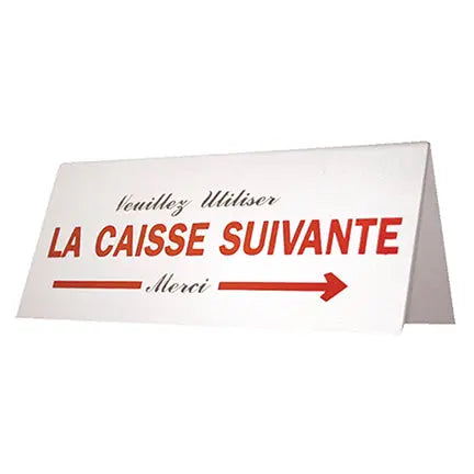 Enseigne « Caisse Suivante » 9"