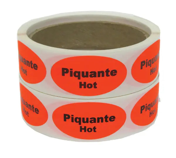 Etiquette ovales -  1 ³⁄₄" × 1" - 200/rouleau