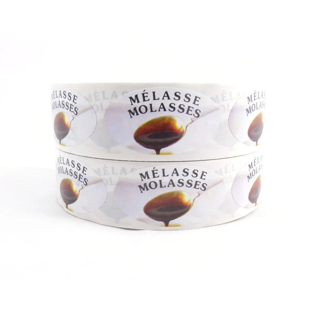 Etiquette ovales - 1" x 1 7/8" - 500/rouleau
