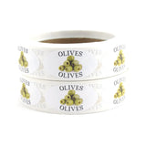 Etiquette ovales - 1" x 1 7/8" - 500/rouleau