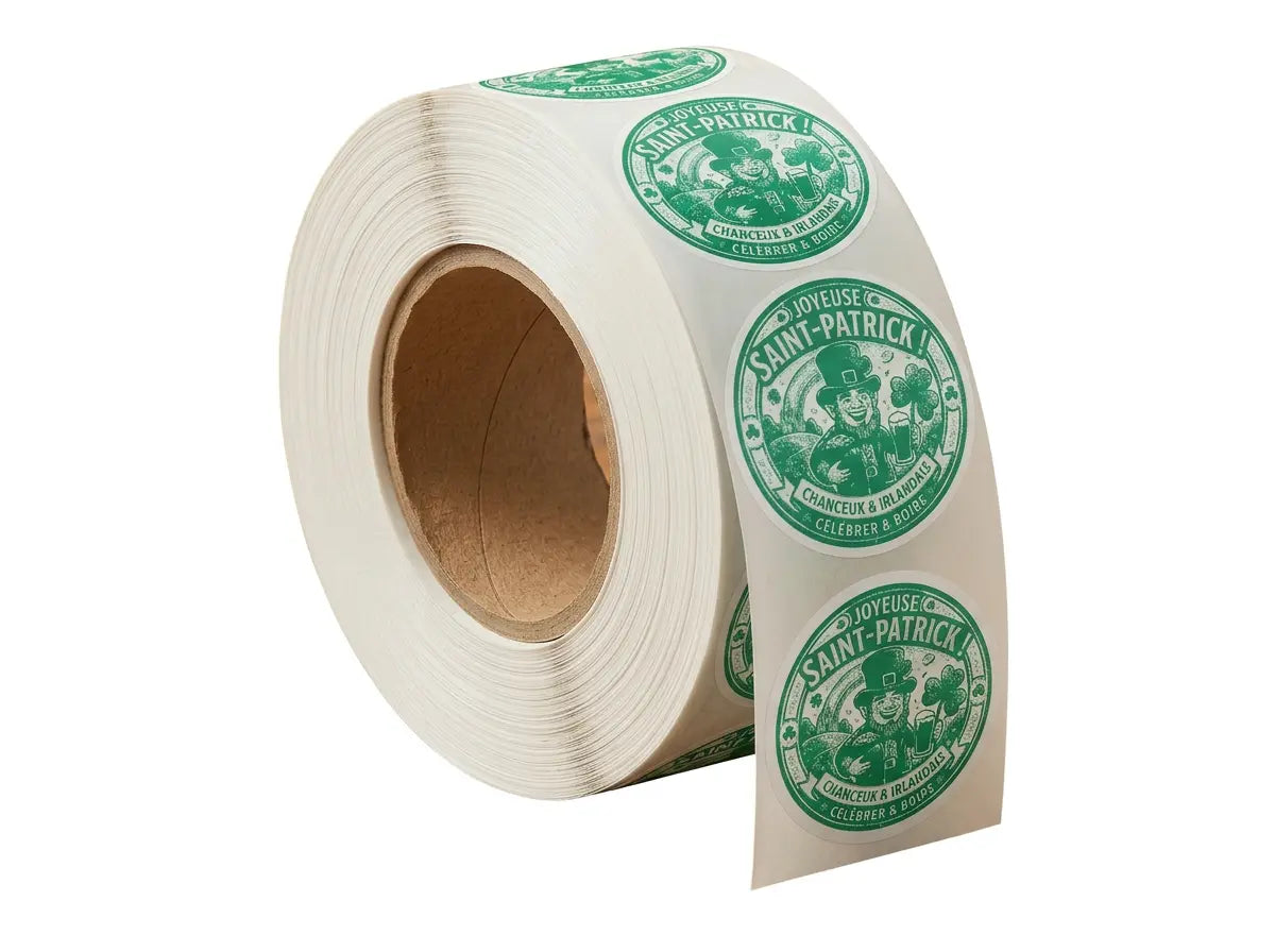 Étiquettes rondes - St Patrick 1 ½" (200)