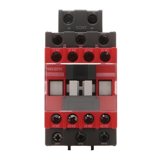 Safety Contactor FVNR 24Vdc 25A 1NO+1NC Ex9CA Series | Ex9CA25D11B