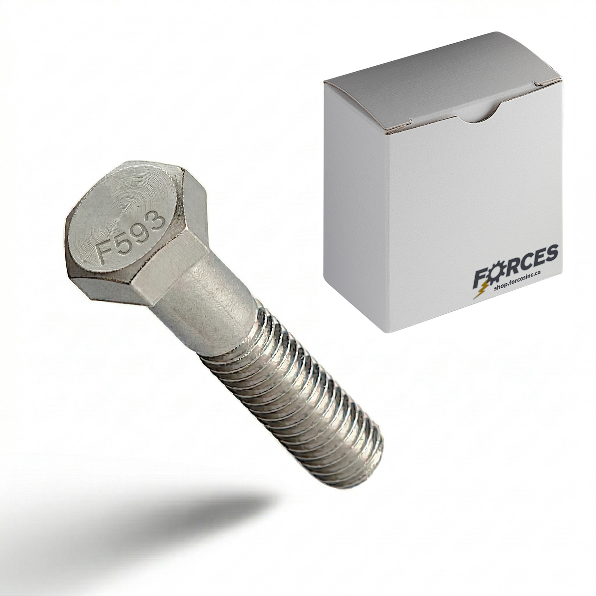 Hex Head Bolt 3/4"-10 x 3-1/4" Partial thread - Stainless Steel 18-8 ASTM F593