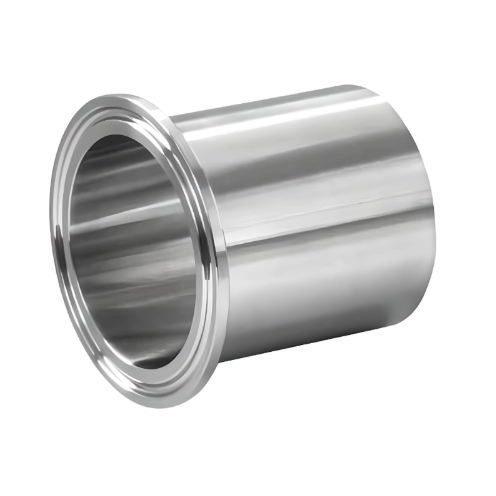 2-1/2" x 4.5" lg Tri-Clamp Extra-Long Ferrule - Stainless Steel 316