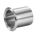 2-1/2" x 4.5" lg Tri-Clamp Extra-Long Ferrule - Stainless Steel 316