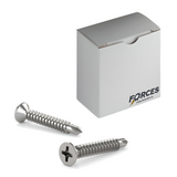 #14 x 2" Metal Screw Flat Head Phillips Drive #3 Self-Drilling Point - Stainless Steel 410H