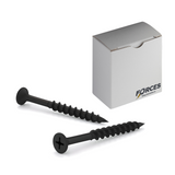 #8 x 3" Drywall Screws Bugle Head Phillips Drive Coarse Thread - Black Phosphate