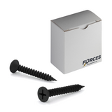 #6 x 1-1/4" Drywall Screws Bugle Head Phillips Drive Fine Thread - Black Phosphate