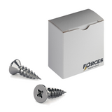 #9 x 3/4" Wood Screws Flat Head Quadrex Drive Twinfast Thread Type 17 Point Antique Nickel